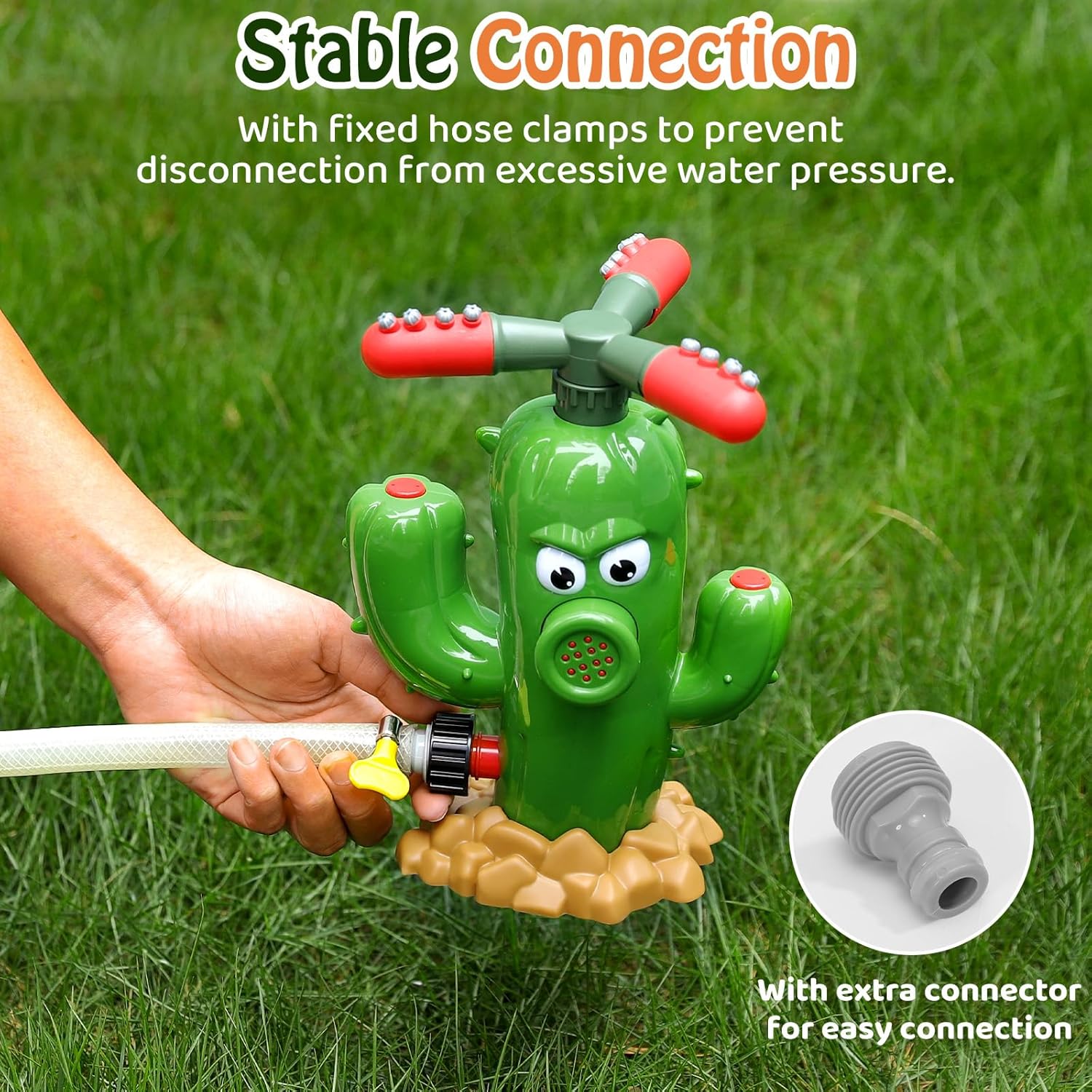 Water Spray Toy Cactus Sprinkl - Kids Yard Toys recension och pris