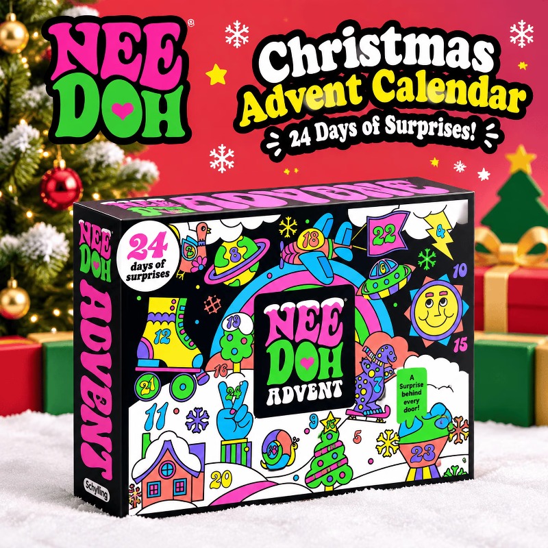 2026 NeeDoh Christmas Countdow - Kids Toys Xmas recension och pris