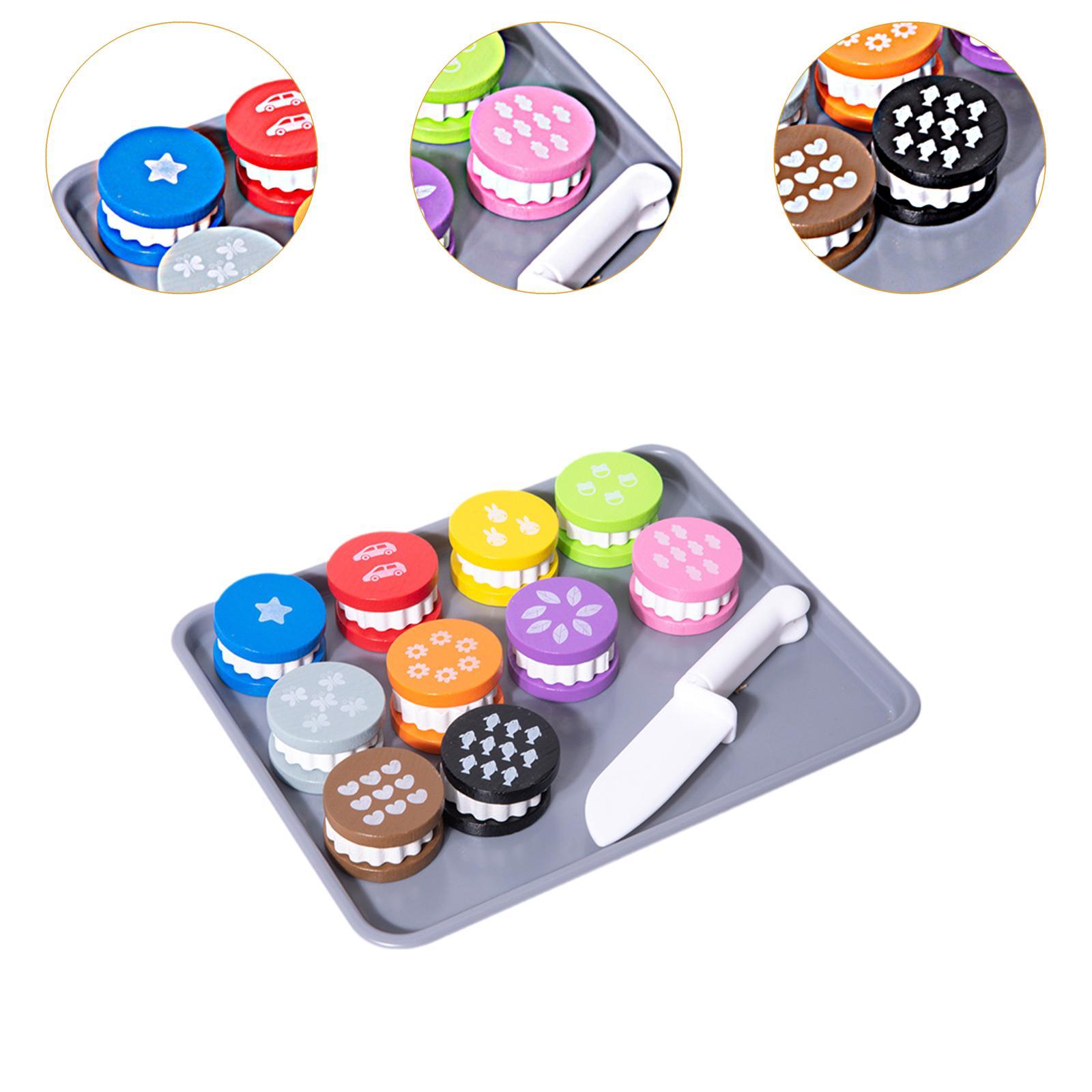 Wooden Toy Food Cookie Playset - Kids Toys Kitchen Set recension och pris