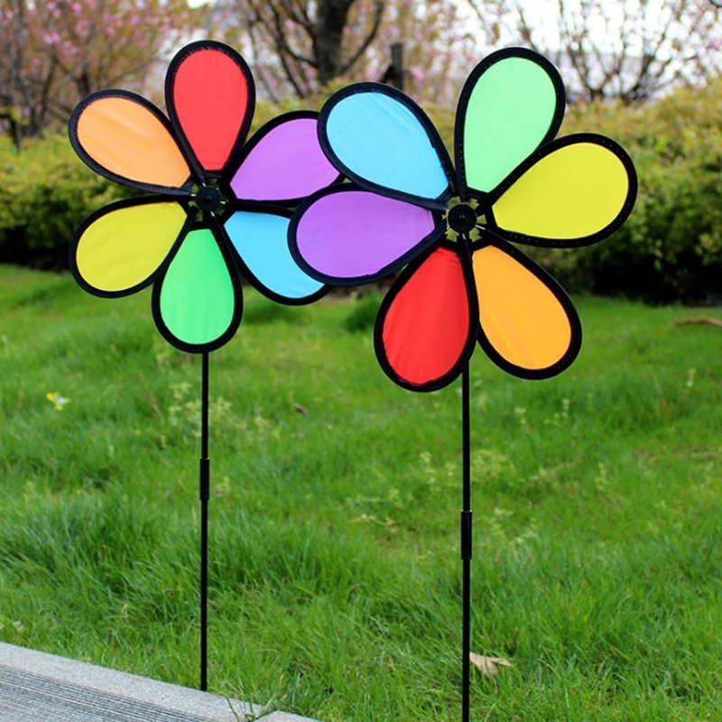 【M】1PC Colorful Windmill Wind  - Kids Yard Toys recension och pris