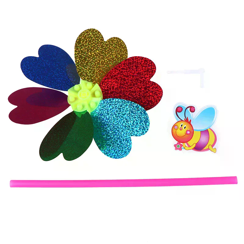 Colorful Sequins Windmill Wind - Kids Yard Toys recension och pris