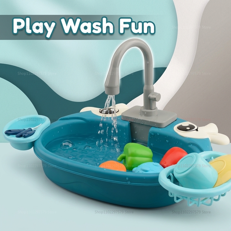 Toddler Interactive Water Play - Kids Toys Kitchen Set recension och pris