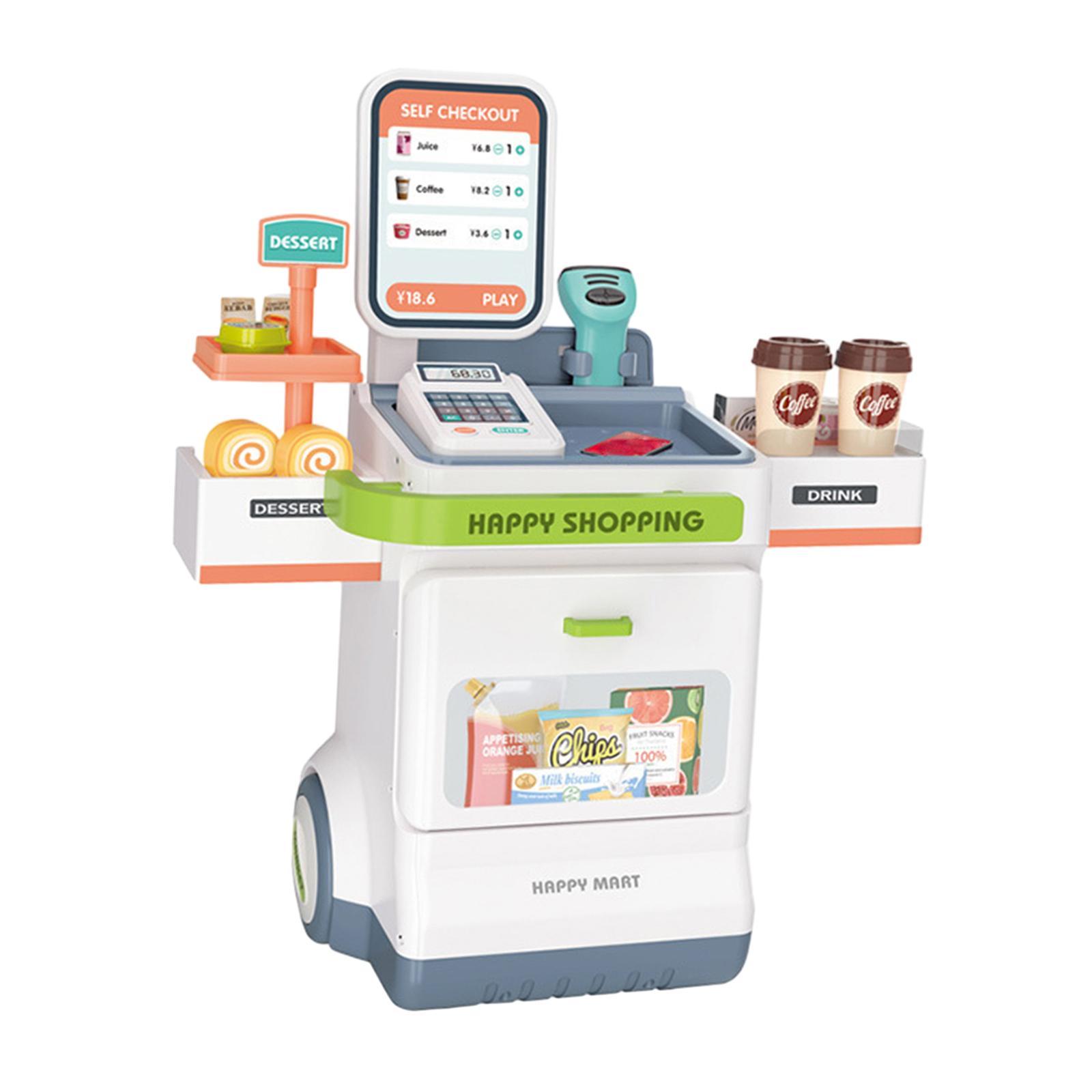 Pretend Play Supermarket Cashi - Toy Cash Register recension och pris